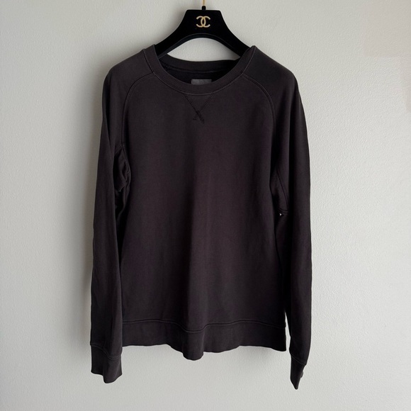 Pact organic cotton crewneck pullover sweatshirt vintage grey size medium - Picture 1 of 6